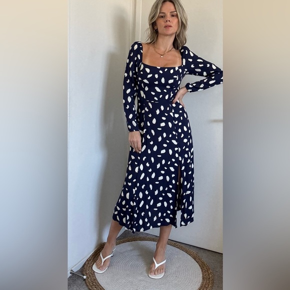 Reformation Sigmund Dress Splatter - Picture 9 of 17